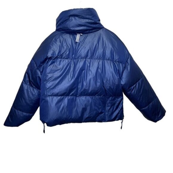 Sweaty Betty Downfill Puffer Reversible Jacket Navy White Large - Picture 4 of 13